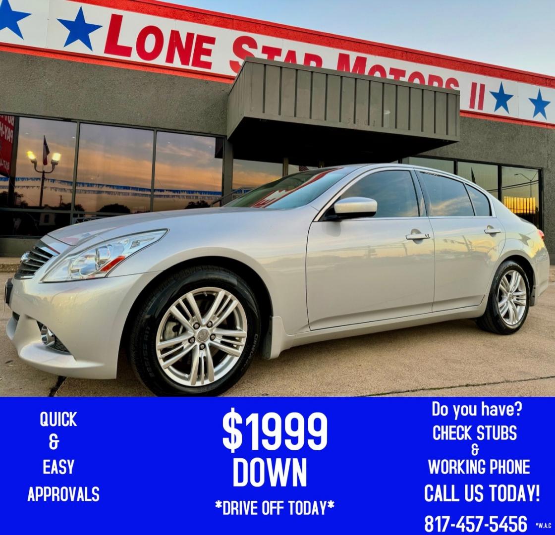 2013 SILVER INFINITI G37 BASE; SPORT; JOU (JN1CV6AP9DM) , located at 5900 E. Lancaster Ave., Fort Worth, TX, 76112, (817) 457-5456, 0.000000, 0.000000 - Photo#0